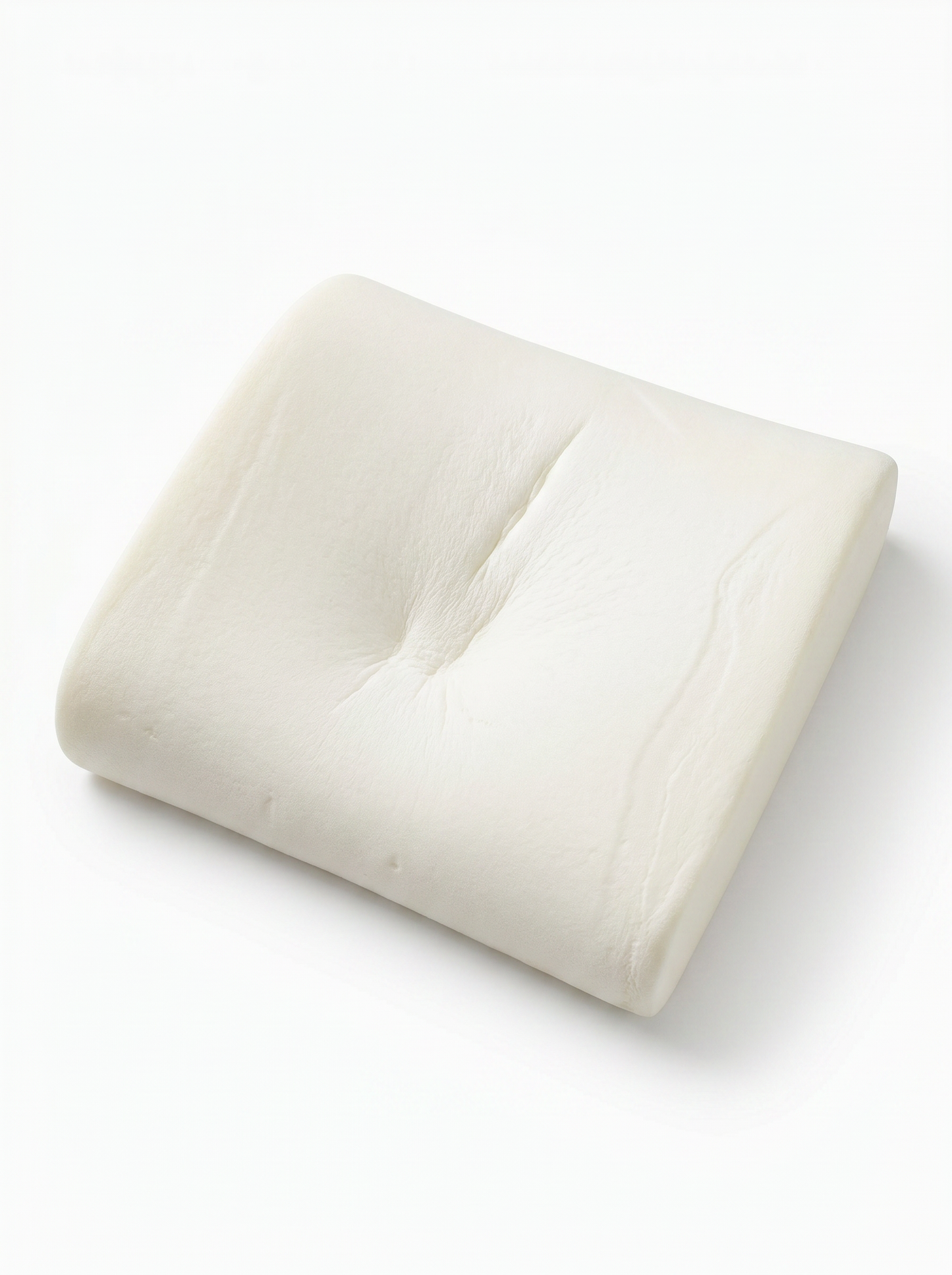Mousse à mémoire de forme intérieure du coussin lombaire épousant la courbure du bas du dos